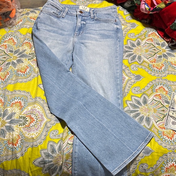 Classic Light Blue Straight Leg Jeans - Picture 1 of 6